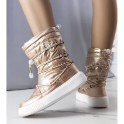 Bottes De Neige Dorées Big Star KK274194 Beige D'or