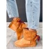 Bottes De Neige Emusy Avec Nœuds Stella Camel Brun
