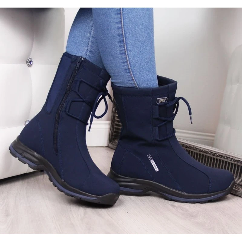 Bottes De Neige Imperméables Dk W DK15F Bleu Marin – Image 2