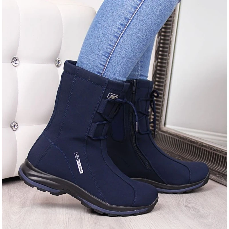 Bottes De Neige Imperméables Dk W DK15F Bleu Marin – Image 3