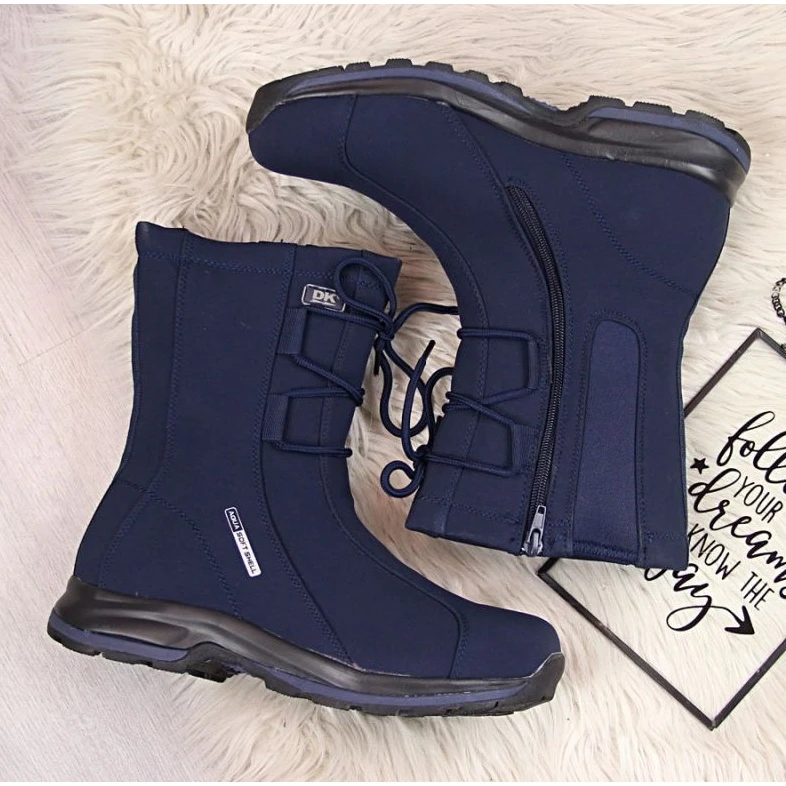 Bottes De Neige Imperméables Dk W DK15F Bleu Marin – Image 5