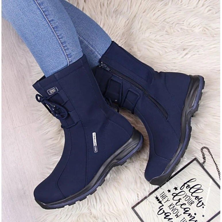 Bottes De Neige Imperméables Dk W DK15F Bleu Marin – Image 6