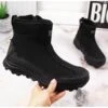 Bottes De Neige Imperméables Pour Jeunes Isolées Trekking Noir DK 2462 Le Noir