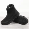 Bottes De Neige Isolées Imperméables Pour Hommes Noir DK Le Noir