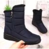 Bottes De Neige Isolées NEWS W EVE377B Bleu Marin