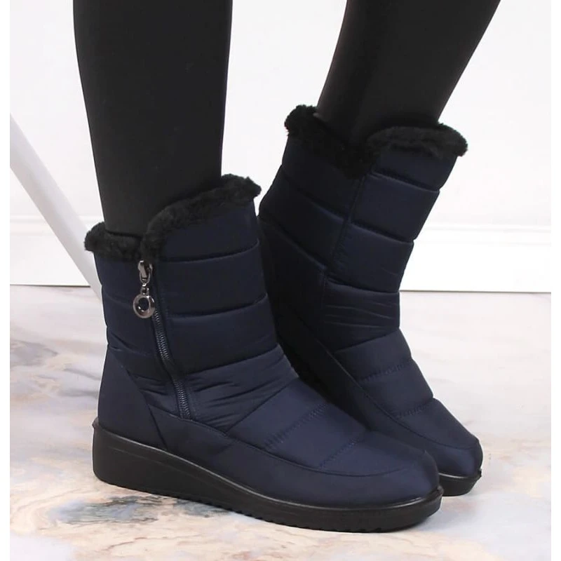 Bottes De Neige Isolées NEWS W EVE377B Bleu Marin – Image 5