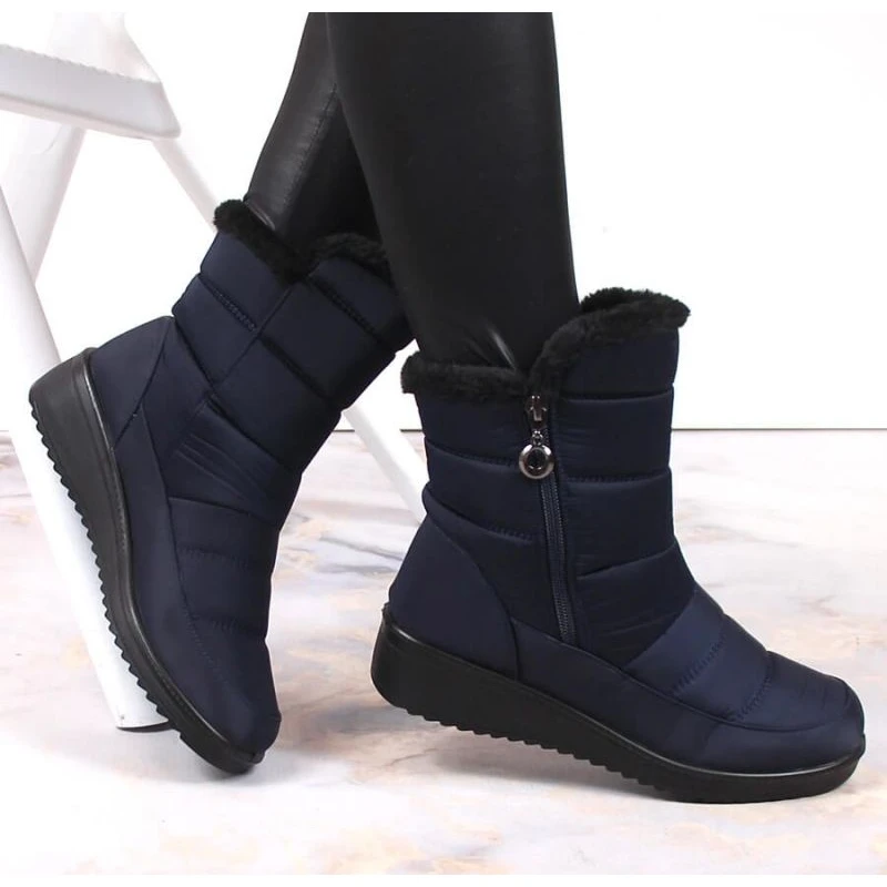 Bottes De Neige Isolées NEWS W EVE377B Bleu Marin – Image 6