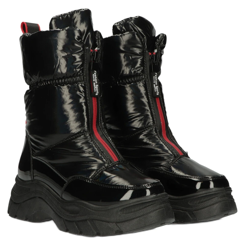 Bottes De Neige Noires à Fermeture éclair Filippo DBT4236 Le Noir – Image 2