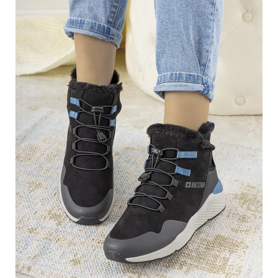 Bottes De Neige Noires Et élégantes De Big Star Pour Femmes De Cotto Le Noir – Image 2