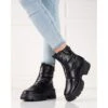Bottes De Neige Noires Pour Femmes Sur La Plateforme Shelovet Le Noir