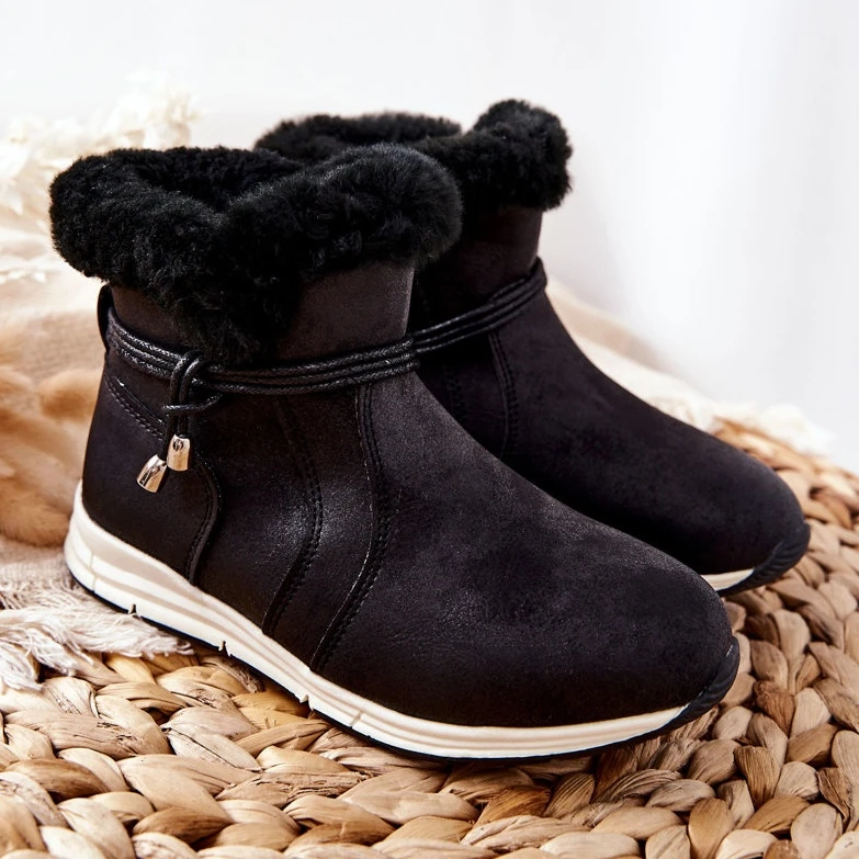 Bottes De Neige Pour Enfants Big Star BB374056BS Noir Le Noir Le Noir – Image 4