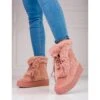 Bottes De Neige Pour Femmes Sur La Plate-forme Shelovet Rose