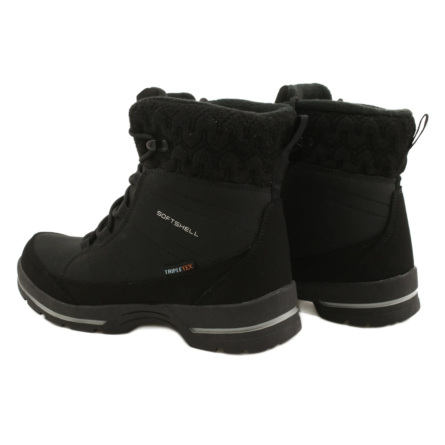 Bottes De Neige Softshell à Membrane American Club SN02/22 Noir Le Noir – Image 4