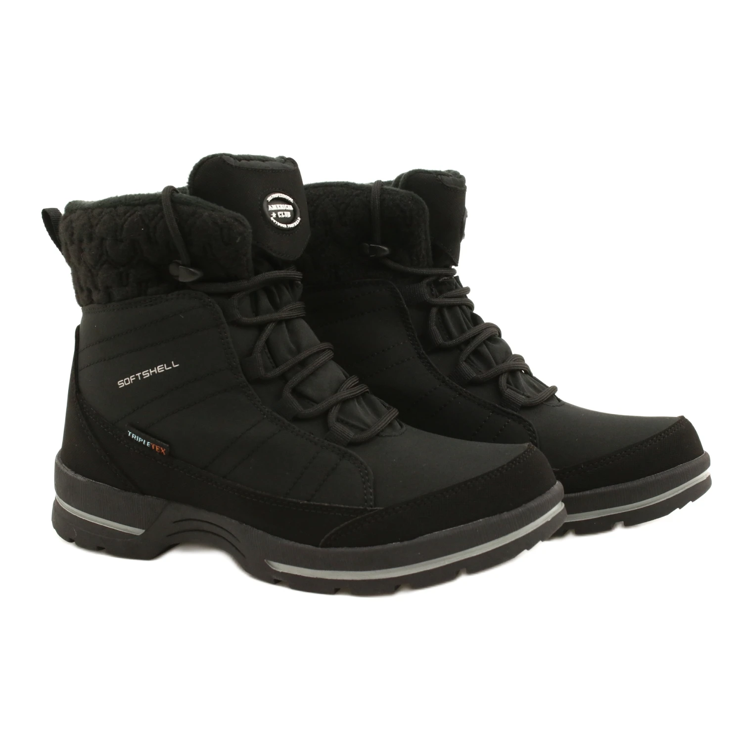 Bottes De Neige Softshell à Membrane American Club SN02/22 Noir Le Noir – Image 5