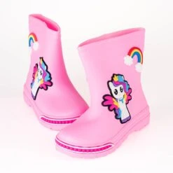 Bottes De Pluie Basses Pour Fille Shelovet, Rose Clair