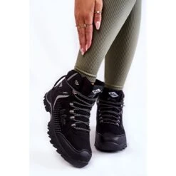 Bottes De Randonnée Isolées Pour Femmes Lee Cooper LCJ-22-01-1427L Noir Le Noir