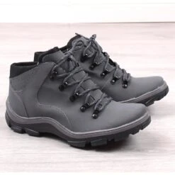 Bottes De Trekking En Graphite à Haute Isolation Pour Hommes Kornecki 6717 Gris