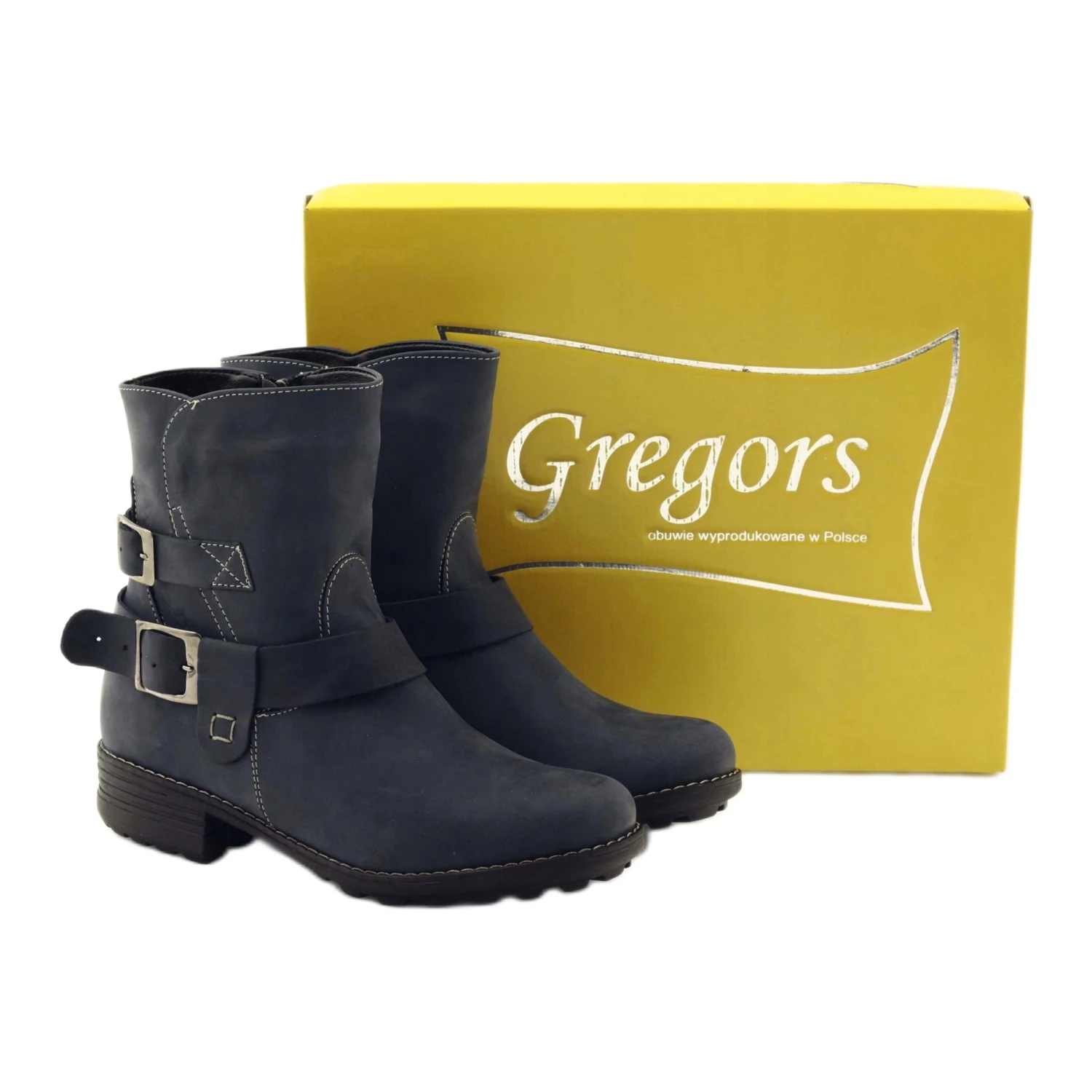 Bottes D'hiver Femme Gregors 544 Bleu Marine Multicolore – Image 4