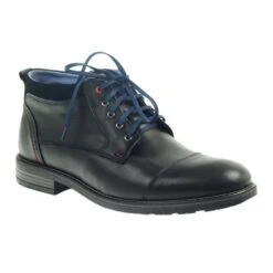 Bottes En Cuir Sur La Fermeture éclair Nikopol 689 Le Noir