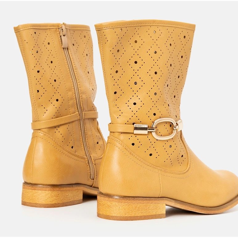 Bottes Enfant Valley Camel Brun Jaune – Image 2