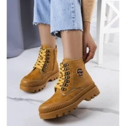 Bottes Isolées Camel LCJ-22-44-1339L Lee Cooper Beige Multicolore Jaune