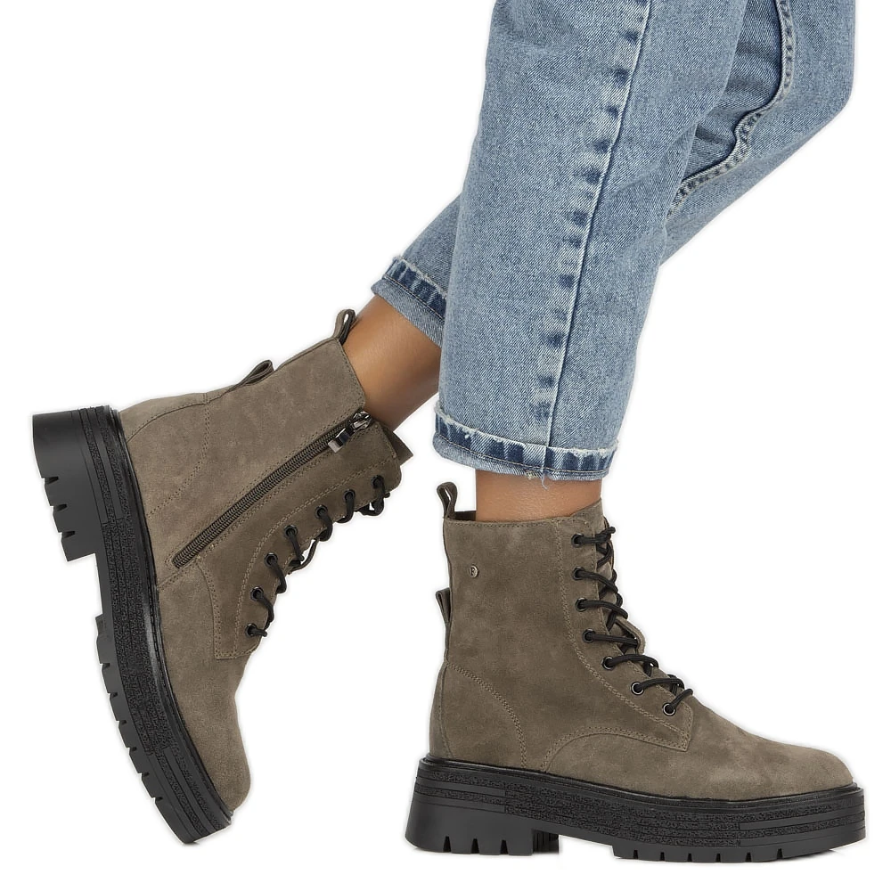 Bottes Isolées En Cuir Suédé Filippo W PAW379B Brun – Image 5