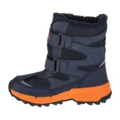 Bottes Kappa Cekis Tex K Jr 260903K-6744 Blanche Bleu Marin