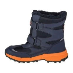 Bottes Kappa Cekis Tex T Jr 260903T-6744 Blanche Bleu Marin