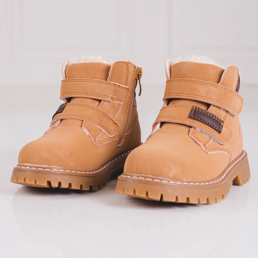 Bottes Marron Pour Garçon Avec Velcro Shelovet Brun – Image 2