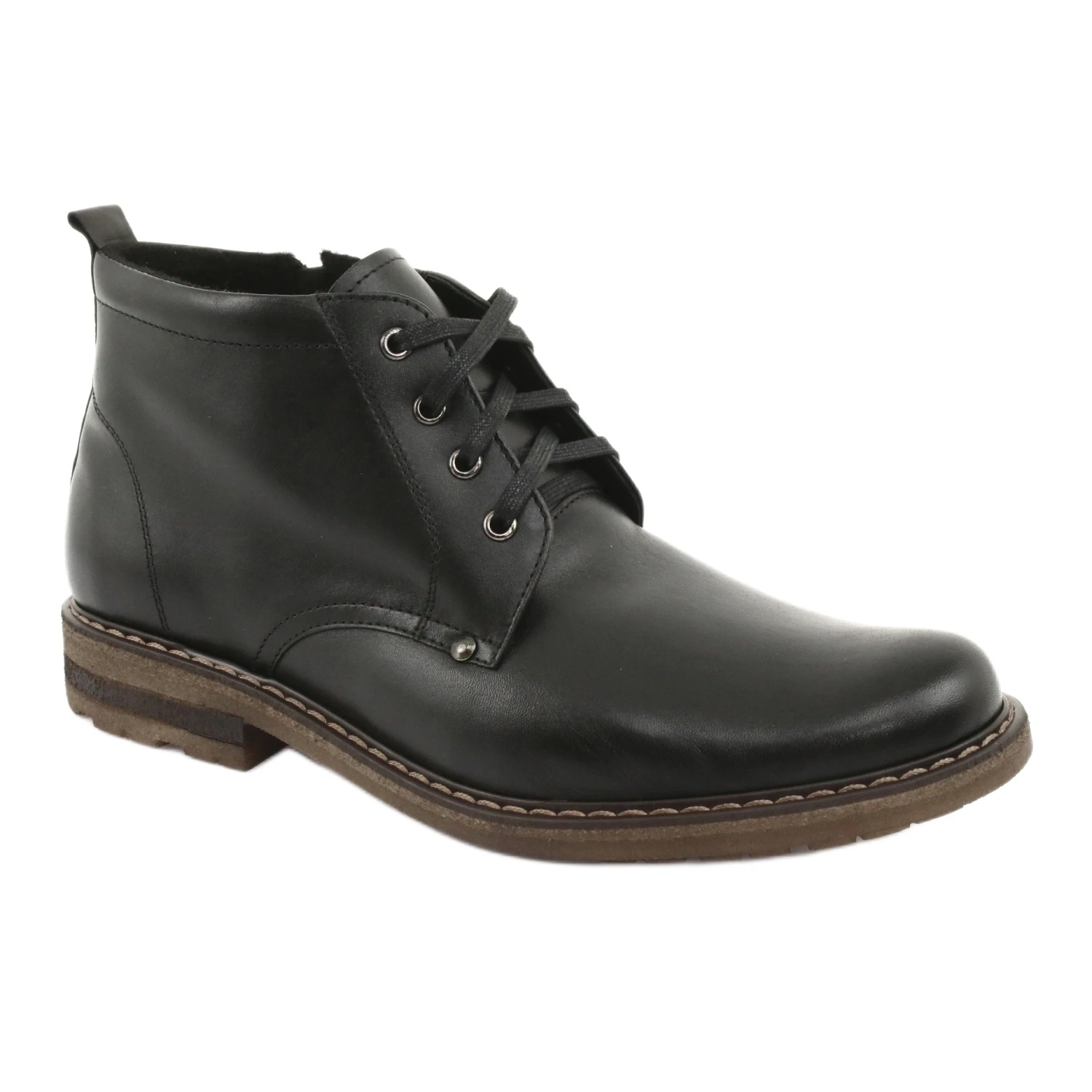 Bottes Moskała BR-1 Noires Pour Hommes Le Noir