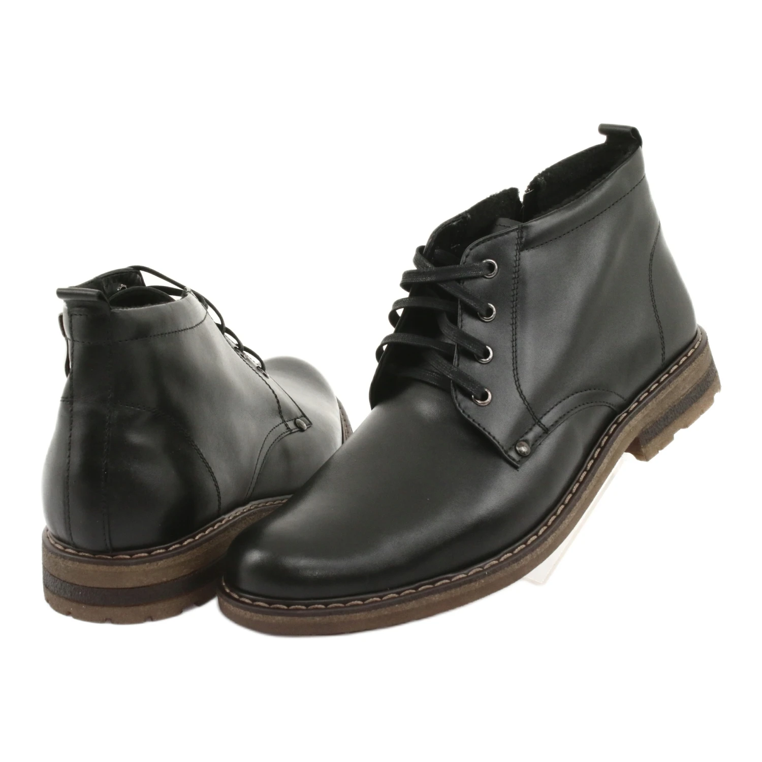 Bottes Moskała BR-1 Noires Pour Hommes Le Noir – Image 3