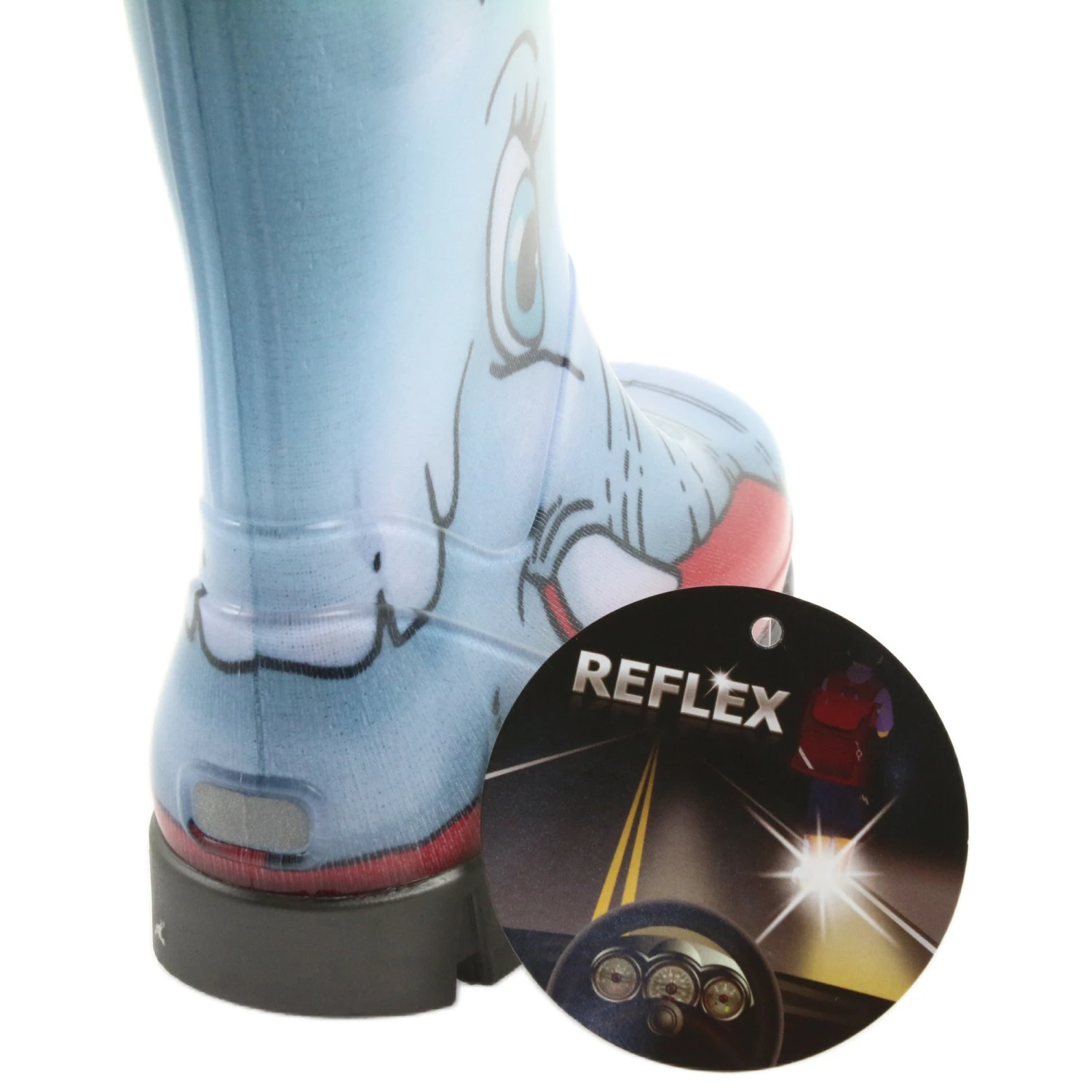 Bottes Pour Enfants Demar, Bottes De Pluie Avec Une Chaussette Chaude Le Noir Rouge Bleu Gris – Image 5