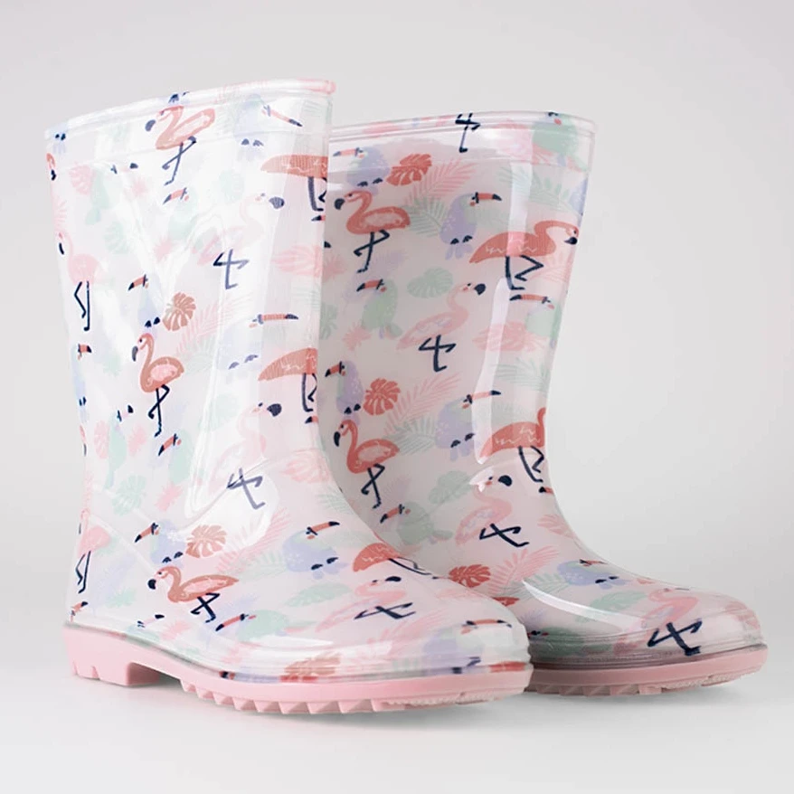 Bottes Pour Filles Grandes Avec Un Motif Shelovet En Blanc Blanche Multicolore