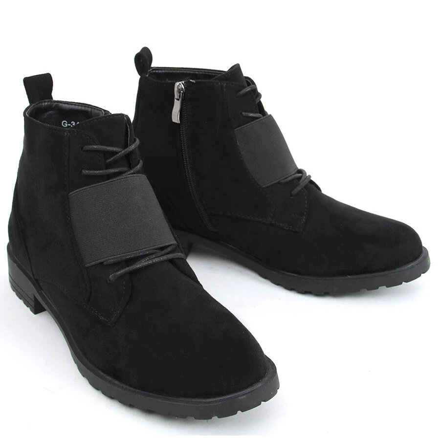 Bottines à Lacets Anja Noir Le Noir – Image 2