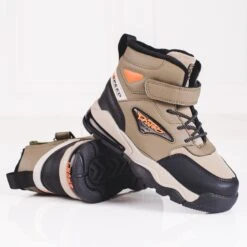 Bottines à Lacets Pour Garçons, Isolées Shelovet Beige