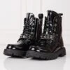 Bottines à Lacets Shelovet Noires Pour Fille Le Noir