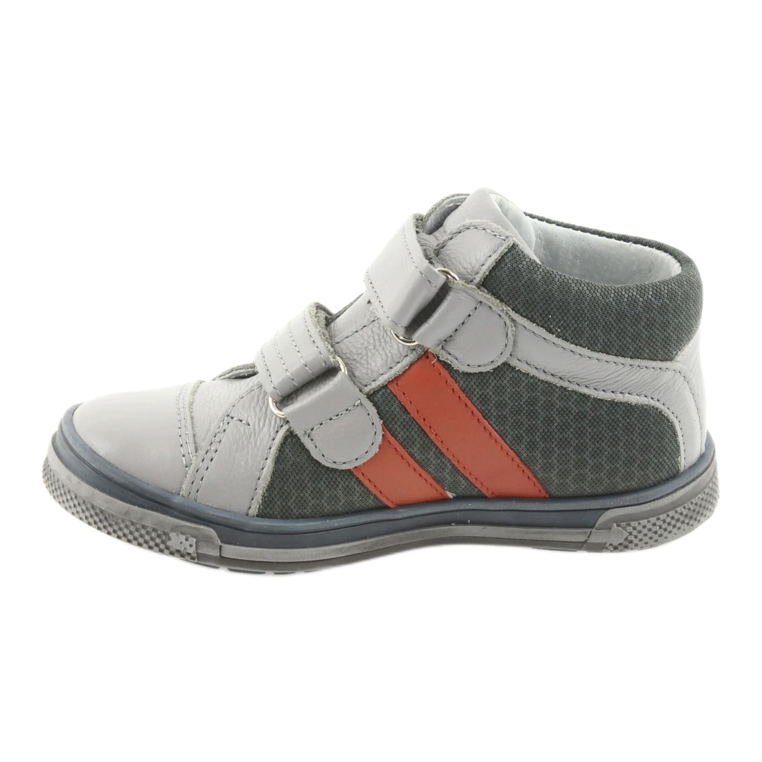 Bottines Chaussures Pour Enfants Velcro Ren But 3225 Gris / Orange Multicolore Bleu Marin – Image 2