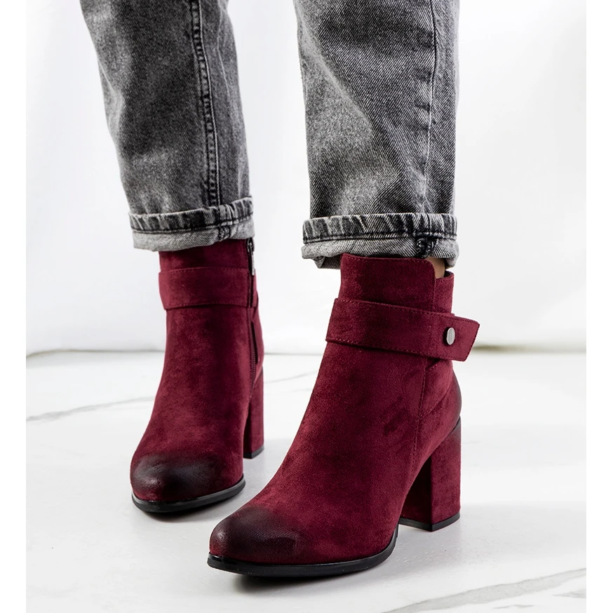Bottines Craydon Bordeaux Rouge – Image 2