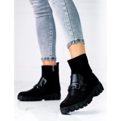 Bottines Femme Vinceza Noires Le Noir