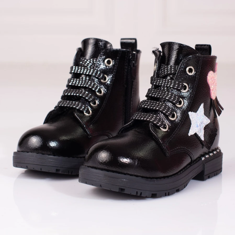Bottines Fille Shelovet Noir Le Noir