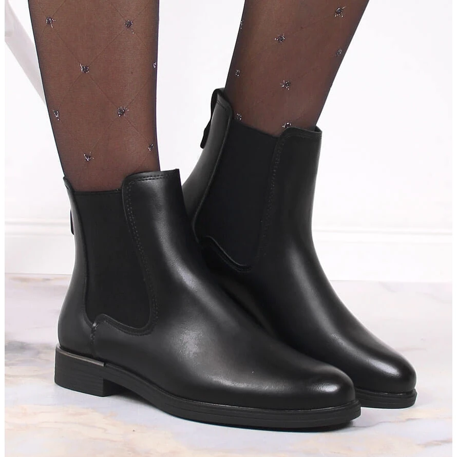Bottines Jodhpur Noires Pour Femmes, Isolées Sergio Leone Le Noir – Image 6