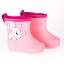 Bottines Shelovet Pour Fille Avec Un Lapin Rose