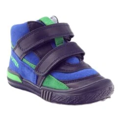 Bottines Velcro Bleu Marine Bartek 91756 Multicolore Vert