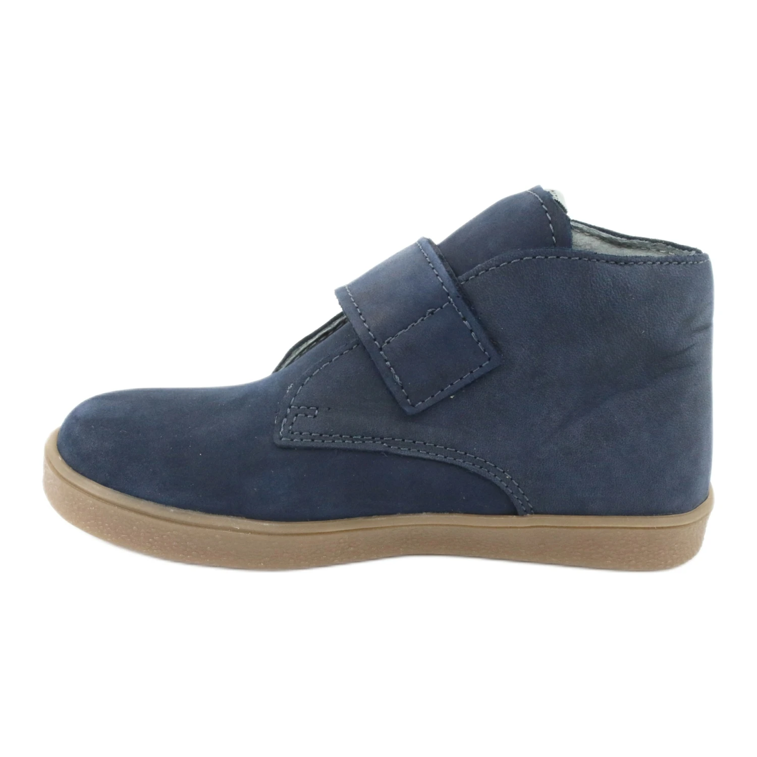 Bottines Velcro Mazurek 1101 Bleu Marine Brun – Image 2