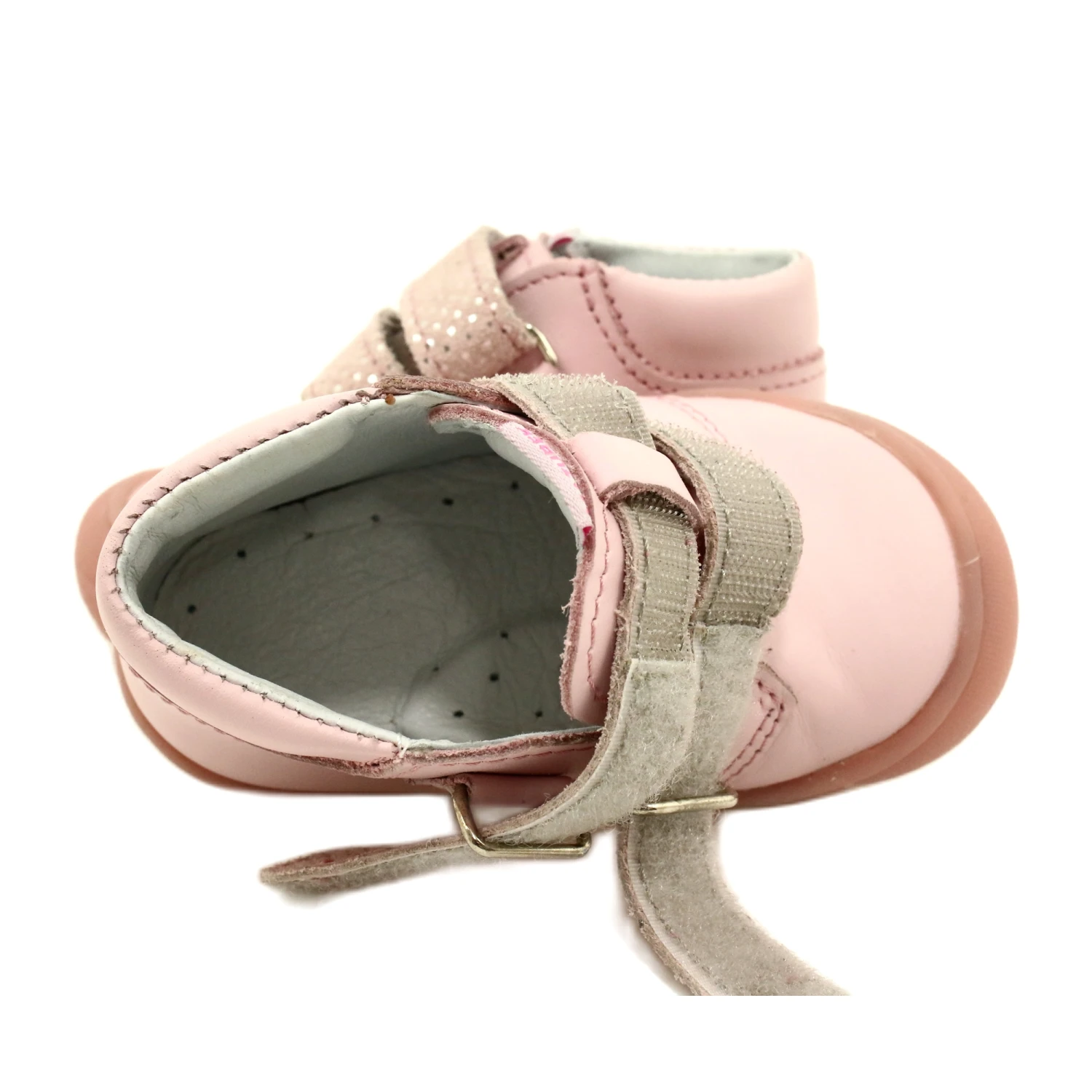 Bottines Velcro Mazurek 1341 Coeur Pailleté Rose – Image 6