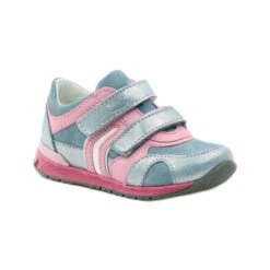 Bottines Velcro Ren But 1445 Rose Bleu