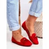 BUGO Mocassins Femme Red Lords Franges Therese Rouge