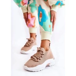 Chaussettes Sport Femme Beige KeSports