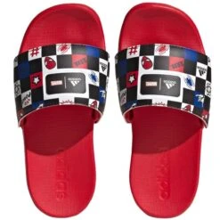 Chaussons Adidas Adilette Comfort Spiderman K Jr HP7758 Rouge