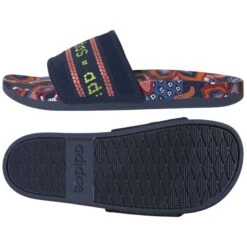 Chaussons Adidas Adilette Comfort W GV7086 Bleu Marin Multicolore